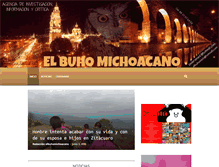 Tablet Screenshot of elbuhomichoacano.com.mx